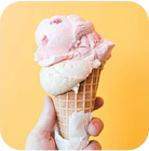 Pink ice-cream